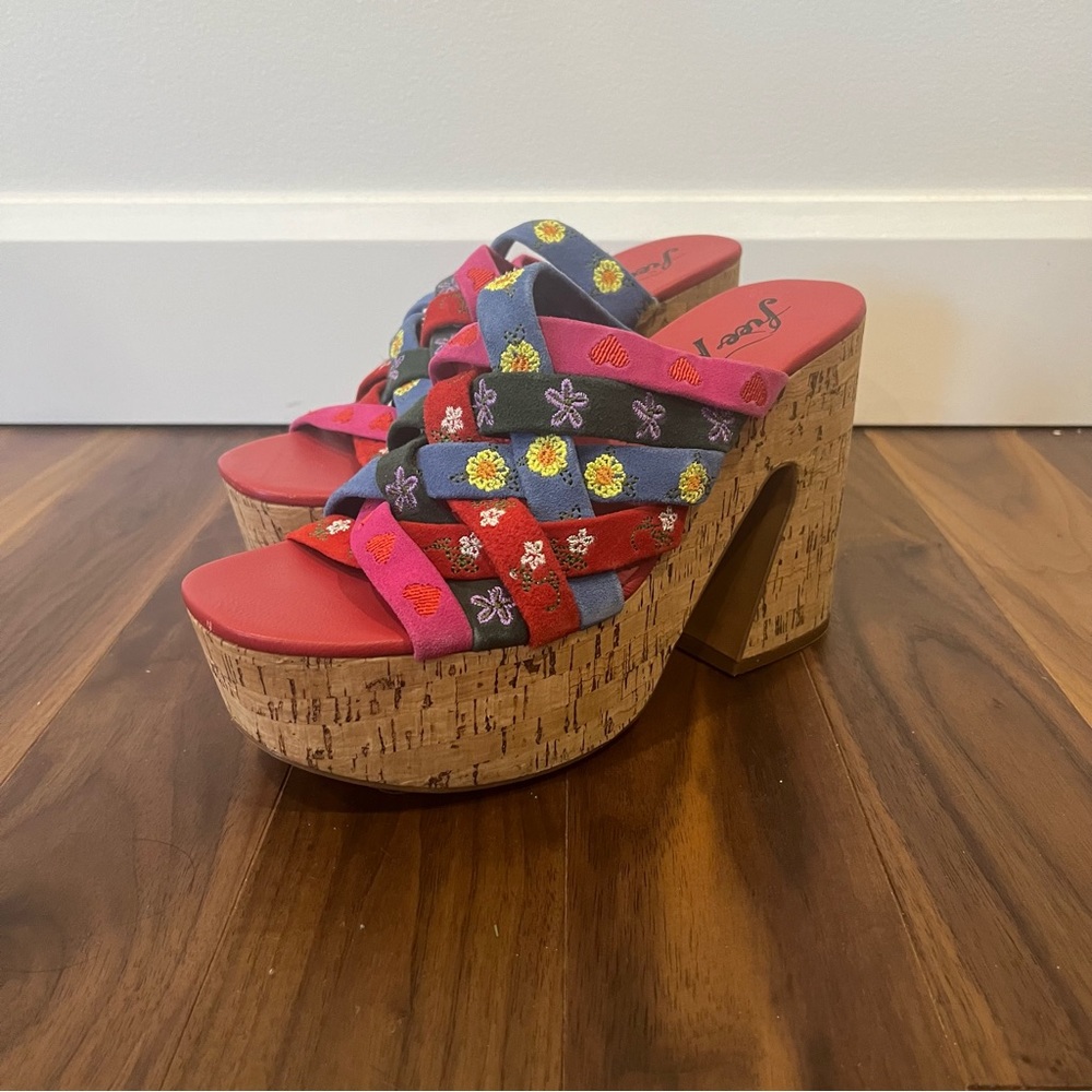 BNIB Free People FP Collection Lisbon Platform Mules - Picture 7 of 14